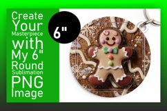 Cute Circle Design Coaster Template , 3D Xmas Product Image 1