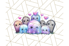 Pastel Halloween Clipart Cute PNG Graphics, Halloween Png Product Image 5