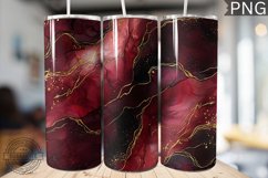 Burgundy Alcohol Ink Tumbler Wrap - High Quality 300 Dpi Product Image 1