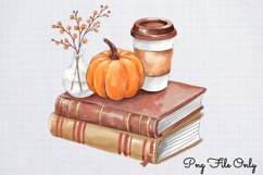 Autumn Books Sublimation Clipart PNG Product Image 1