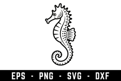 Sea Horse Svg Design |Marine Animal SVG Cut files | Cricut Product Image 1