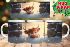 Festive Animals|Hole in Wall|Winter Wrap, 11oz, 15oz Product Image 1