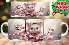 Retro Mouse XMAS Radiance 11oz 15oz Wrap Product Image 1
