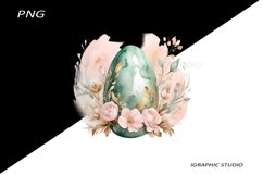 Easter Clipart, Easter Egg Clipart, Easter Bunny Png Product Image 1