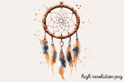 Boho Nursery Baby Clipart PNG Product Image 1