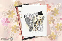 Hairdresser Marble PNG Glam Salon Tools Beauty Design PNG Product Image 9