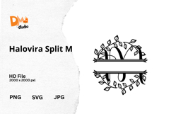Halovira Split Monogram Product Image 1