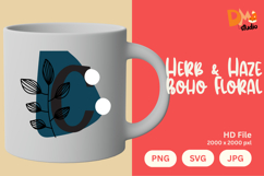 Herb &amp; Haze Boho Floral Monogram Product Image 1