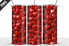 Valentines Love Skinny Tumbler PNG Wrap| Valentines Tumbler Product Image 2