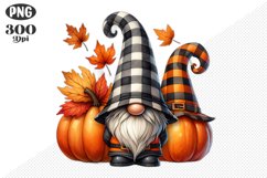 Halloween Gnomes Sublimation - Clipart PNG Design Product Image 1