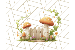 Whimsical Woodland Animal Village PNG Clipart Fantasy Forest Product Image 5