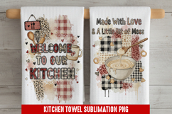 Welcome to our - Kitchen Towel Sublimation, Kitchen Towel Product Image 1