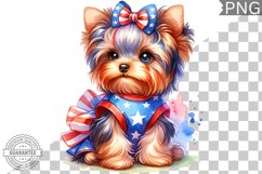 4th of July Dog Sublimation - Clipart PNG Design Product Image 1