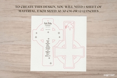 Holy Communion Crosses SVG Bundle | Custom Name Cross Product Image 13