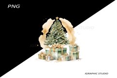 Christmas Tree Clipart, Christmas Clipart Product Image 1