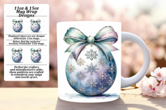 Vibrant 11oz Mug Wrap Png Template , Easter Egg Product Image 1