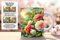 Charming 11oz Mug Wrap Png Design , Flower Product Image 1