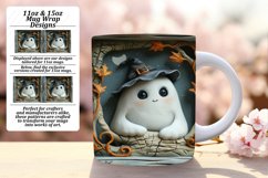 3D Halloween Patterns Mug Wrap 11oz/15oz Autumn Art Product Image 1