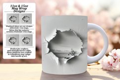 Lunar Landscape 3D Mug Wrap 11oz/15oz Art Sublimation Product Image 1