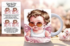 Playful 11oz Png Mug Wrap Template , Cupid Product Image 1