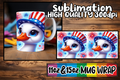 Graceful elegance 11oz 15oz mug wrap, USA Animals Product Image 1