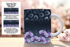Fashionable 11oz Mug Wrap Png , Leopard Print Product Image 1