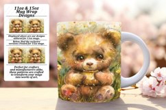 Artistic Animal Floral Mug Sublimation 11oz/15oz Product Image 1