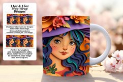 Sublimation 3D Halloween Mug Wrap for 11oz 15oz Cups Product Image 1