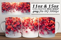 Fresh Spring Flower Mug Wrap - 11oz 15oz Design Product Image 1