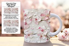 Vibrant Spring Blossom Mug Wraps: Sublimation Product Image 1