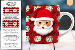 Crochet Christmas Joy: 3D Mug Sublimation Wrap Product Image 1