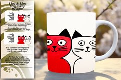 Cat Companionship: Whimsical Mug Wrap Quotes Product Image 1