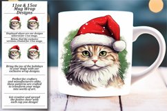 Holiday Cat Whimsy Mug: 11oz &amp; 15oz Product Image 1