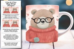 Embrace the Love: Boho Watercolor Animal Mug Wraps Product Image 1