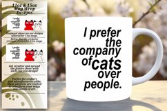 Cat Companionship: Whimsical Mug Wrap Quotes Product Image 2