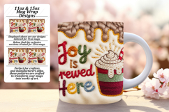 Beautiful 15oz Mug Wrap Png Design , Holiday Product Image 1