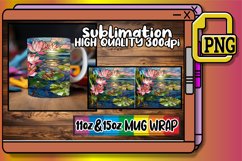 Dreamy Stained Glass Mug Wrap Designs 11oz/15oz Product Image 1