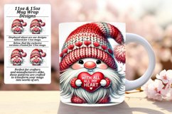 Chic 15oz Mug Wrap Png Design , Gnomes Product Image 1