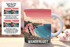 Sassy 15oz Mug Wrap Png Template , Adventure Product Image 1
