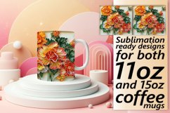 Spring Blossom 3D Mug Wrap - Sublimation Art Product Image 1
