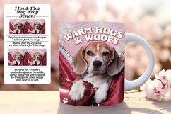 Warm 11oz Mug Wrap Png Template , Valentines Product Image 1
