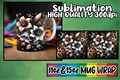 Vibrant adventures sublimation print wrap, Leopard Prints Product Image 1