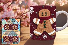 Happy 15oz Mug Wrap Png Template , Holiday Product Image 1