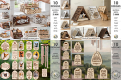 3D Pets Mega bundle laser cut. Pet Memorial SVG. Home decor Product Image 5