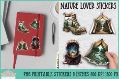 Nature Lover Printable Stickers | Hiking &amp; Camping Stickers Product Image 5