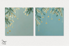 Christmas digital paper, background clipart Product Image 3