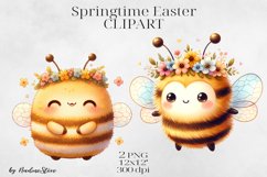 Cute Springtime Easter Clipart BUNDLE PNG. Product Image 14