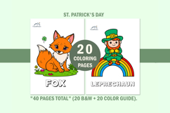 St Patrick's Day Coloring Pages for Kids Product Image 13