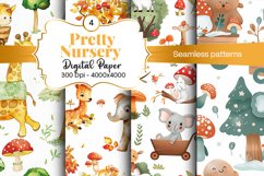 Nursery Seamless patterns and Seamless backgrounds Product Image 1