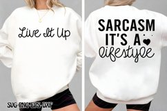 Sarcasm, it's a lifestyle SVG, Funny Quotes Svg Product Image 1